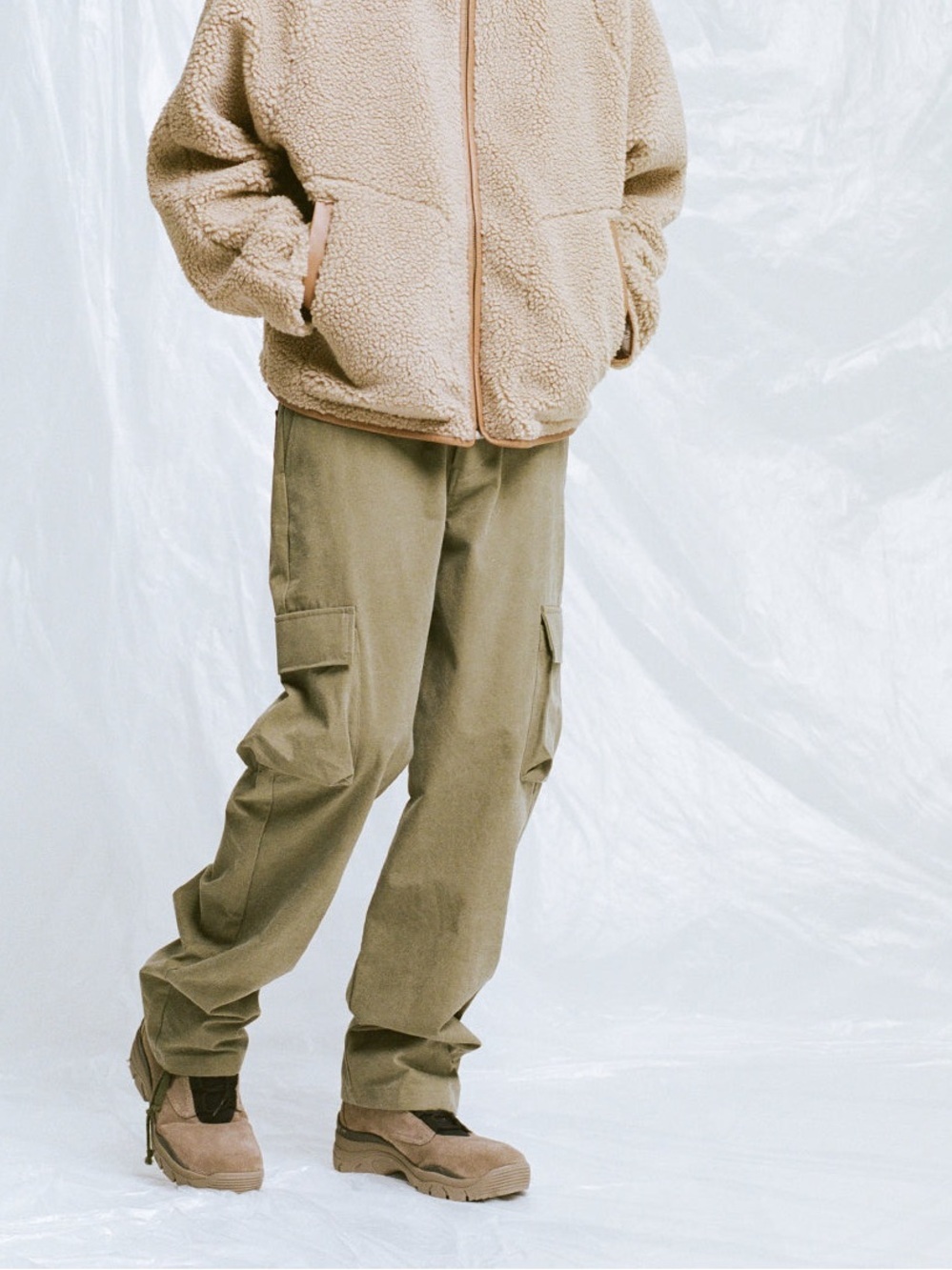 John Elliott Olive WASHED CORPUS CARGO PANTS Size 1 / Small